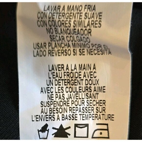 Annalee + Hope Black and White Ruffle Dress Size Medium Lightweight Colorblock - Picture 10 of 10